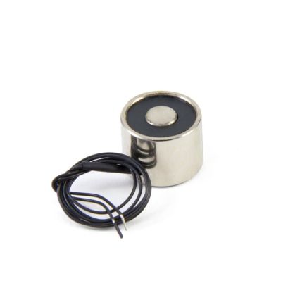 20mm dia x 15mm thick Electromagnet with M3 Mounting Hole - 2.5kg Pull (24V / 3W)