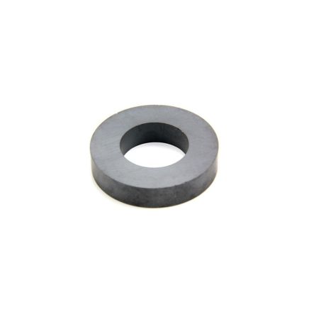 74mm O.D x 40mm I.D x 15mm thick Y30BH Ferrite Ring Magnet - 7kg Pull