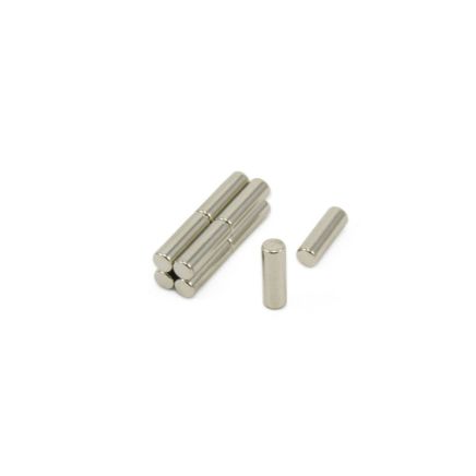 4mm dia x 12.5mm thick N42 Neodymium Magnets - 0.72kg Pull