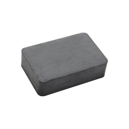 75 x 50 x 20mm thick Y30BH Ferrite Magnet - 5kg Pull