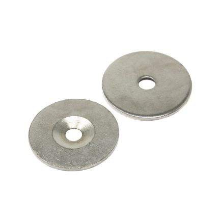 34mm dia x 2mm thick x 6.2mm c/sink Steel Disc