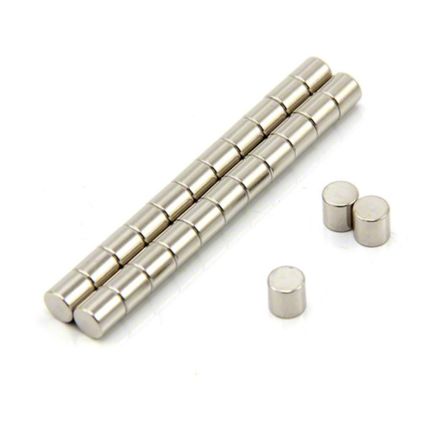 6mm dia x 6mm thick N42SH Neodymium  Magnet - 1.4kg Pull