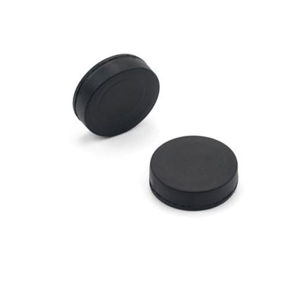 21.5mm dia x 6.1mm thick Rubber Coated N42 Neodymium Magnet - 6.2kg Pull