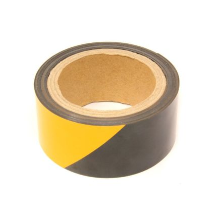 MagFlex® 50mm Wide Flexible Magnetic Hazard Warning Tape - 2 Colours (Per 5 Metre Length)