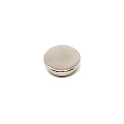 25mm dia x 8mm thick N35 Neodymium Top Hat Pot Magnet - 14.4kg Pull