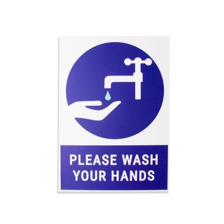 Please Wash Your Hands Magnetic Sign