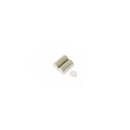 6mm dia x 1mm thick N42 Neodymium Magnet - 0.35kg Pull