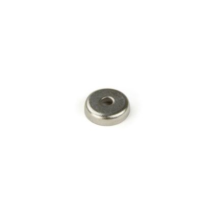 14mm dia x 3.6mm thick x 3.5mm c/bore N42 Neodymium Stainless Steel Pot Magnet - 5.2kg Pull