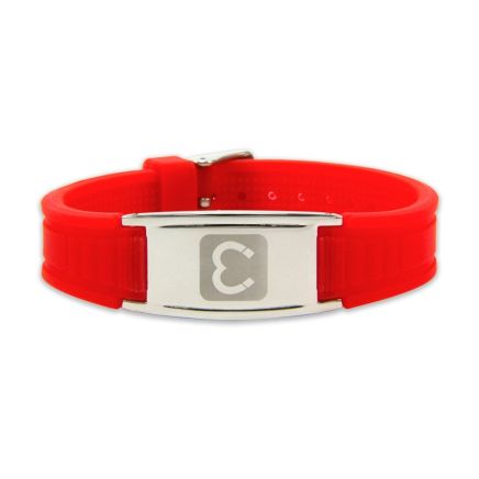 Magnets4 - Unisex Rare Earth Magnetic Sports Bracelet - Red