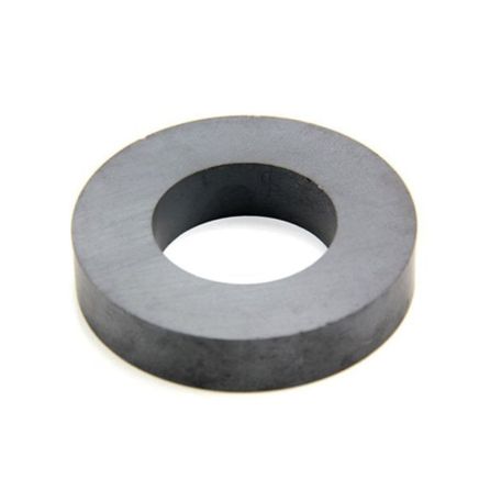 74mm O.D x 40mm I.D x 15mm thick Y30BH Ferrite Ring Magnet - 7kg Pull