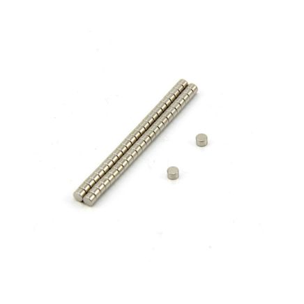 3mm dia x 2mm thick N35 Neodymium Magnet - 0.21kg Pull