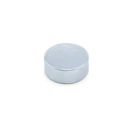 25mm dia x 10mm thick Zinc Plated N42 Neodymium Magnet - 16.9kg Pull