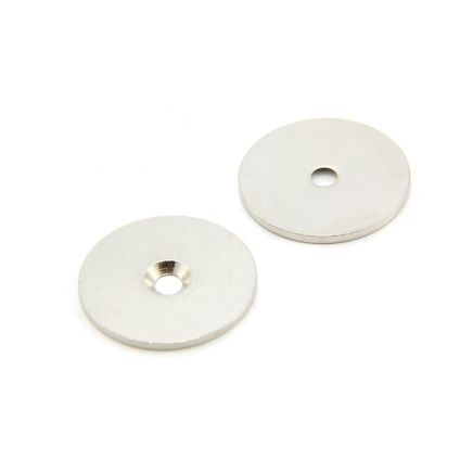 32mm dia x 2mm thick x 4mm c/sink Steel Disc