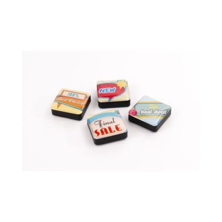 Assorted Icon / App Style Magnets - Retro Signs