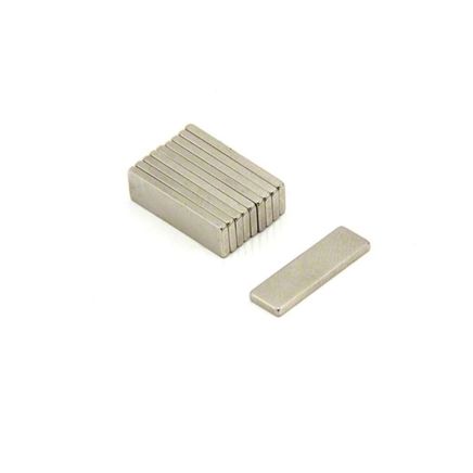 20 x 6 x 1.5mm thick N42 Neodymium Magnet - 1.6kg Pull