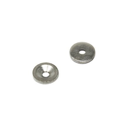 12mm dia x 2mm thick x 3.2mm c/sink Nickel Plated Mild Steel Disc