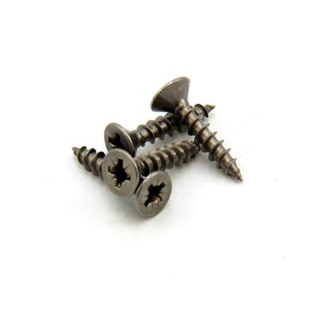 8mm dia head x 4mm dia thread x 20mm long Stainless Steel Screws