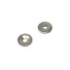 15mm dia x 2mm thick x 4.2mm c/sink Nickel Plated Mild Steel Disc