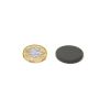 25mm x 3mm thick Y10 Ferrite Magnet - 0.69kg Pull