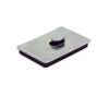 60 x 40 x 7mm thick Neodymium Magnetic Pad with Hook - 10kg Pull