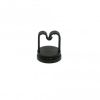 19mm dia x 4.4mm high Multi Cable Holding Magnet With 15mm Cable Clip - 5.6kg Pull