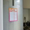 MagFlex® A4 Bold Weekly Meal Planner Fridge Magnet - Flexible Magnetic Sheet