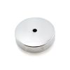 100mm dia x 22mm thick x 11mm hole Ferrite Pot Magnet  - 68kg Pull