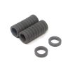 12mm O.D. x 7mm I.D. x 3mm thick Y10 Ferrite Magnets - 0.71kg Pull