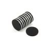 20mm dia x 2mm thick Black Epoxy Coated N42 Neodymium Magnet - 2.6kg Pull