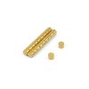 5mm dia x 4mm thick N35 Neodymium Magnet - 0.66kg Pull (Gold Plated)