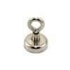 25mm dia Neodymium Clamping Magnet with M5 Hook or Eyebolt - 20kg Pull