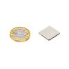 Adhesive 15 x 15 x 1mm thick N42 Neodymium Magnet - 0.95kg Pull