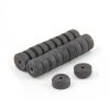 12mm O.D. x 2mm I.D. x 6mm thick Y10 Ferrite Magnets - 0.1kg Pull