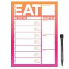 MagFlex® A4 Bold Weekly Meal Planner Fridge Magnet - Flexible Magnetic Sheet