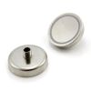 48mm dia x 24mm tall x M8 thread N42 Neodymium Pot Magnet - 95kg Pull