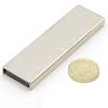 76 x 23 x 6.3mm thick Ferrite Channel Magnet - 10kg Pull