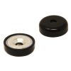 32mm dia A Type Coloured Neodymium Pot Magnets - 36.4kg Pull