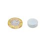 15mm dia x 5mm thick N42 Neodymium Magnet ( Zinc Plated ) - 5.4kg Pull