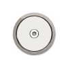 116mm dia x 20mm N42 Neodymium Pot Magnet with M12 Eyebolt + 10 metre Rope - 400kg Pull