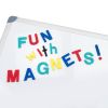 Fun with Magnets 108 Lowercase Magnetic Foam Letters + Punctuation (Red & Blue)