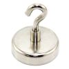 60mm dia Neodymium Clamping Magnet with M8 Hook - 139kg Pull