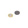 25mm dia x 5mm thick Y10 Ferrite Magnet with Adhesive Foam Pad - 0.6kg Pull