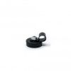 22mm dia x 6mm high Rubber Coated Cable Holding Magnet With 7.9mm Cable Clip - 4.3kg Pull