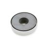 100mm dia x 22mm thick x 11mm hole Ferrite Pot Magnet  - 68kg Pull