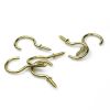 SCREWD 31mm Brass Plated Cup Hook Kit (5 Packs of 6)