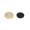 20mm dia x 2mm thick Black Epoxy Coated N42 Neodymium Magnet - 2.6kg Pull