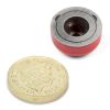 19mm dia x 7.5mm thick Alnico Shallow Pot Magnet c/w 5.2mm dia countersunk hole - 3kg Pull