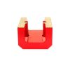 Red Alnico Horseshoe Magnet - 47kg Pull (54 x 83 x 70mm)