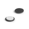 25mm dia x 3mm thick Y10 Ferrite Magnet With Self Adhesive Foam - 0.69kg Pull