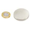 40mm dia x 5mm thick N42 Neodymium Magnet - 15.6kg Pull